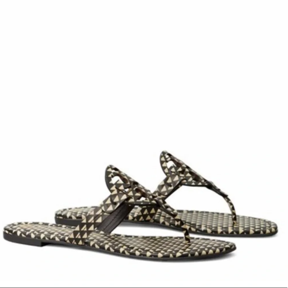 Tory Burch Miller sandals triangle geo sandal
